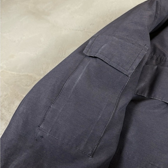 Canada Goose Men's Dark Gray Parka Jacket with Fur Hood - Picture 4 of 13